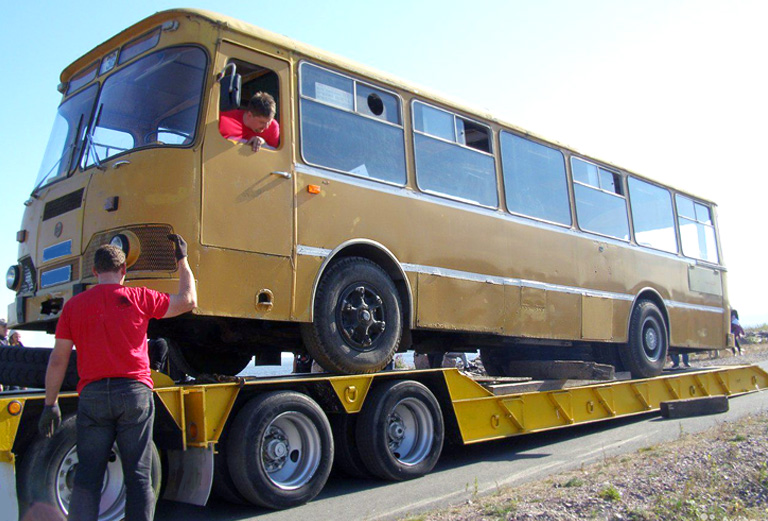 Перевозка автобуса,на автовозе из Нижнего новгорода в Пермь